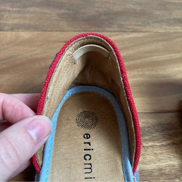 Eric Michael Espadrille Colorful Tassel Flats Sandals 37 - Picture 7 of 11